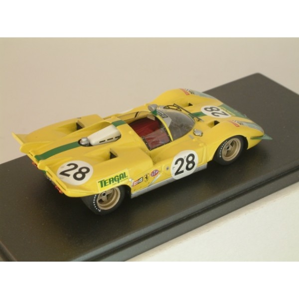 Ferrari 512 S Spyder CH 1002 24 Hrs Daytona 1971 Ecurie Montjuich #28 Juncadella / Merzario - Built 1:43